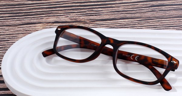 Brille mit Leoparden-Muster