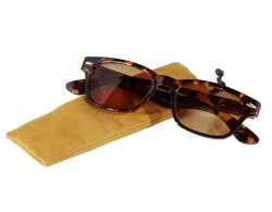 Lesesonnenbrille BERMUDA in brauner Schildpatt Optik