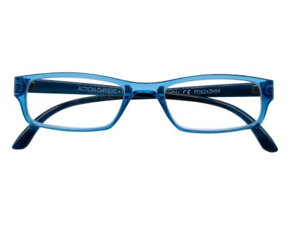 Lesebrille ACTION blau kristall