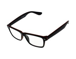 Lesebrille schwarz orange