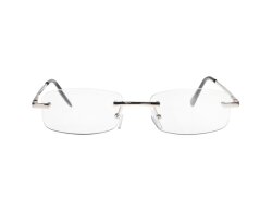 Rahmenlose Lesebrille ECC001 silberfarben