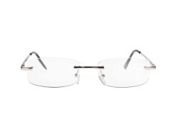 Rahmenlose Lesebrille ECC001 silber