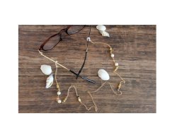 Brillenkette PERLEN goldfarben