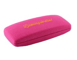 Brillenetui CANVAS pink - LIEBLINGSBRILLE