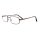Metall Lesebrille metallic braun
