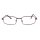 Metall Lesebrille metallic braun