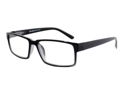 Lesebrille KLASSIKO mit Flexbügeln schwarz