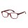 I NEED YOU Lesebrille RAINBOW dunkelrot