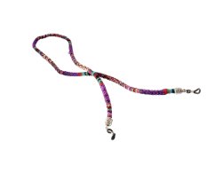 Brillenband mit Azteken-Muster violett