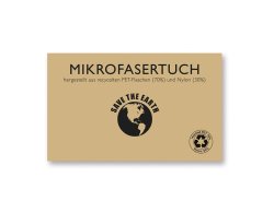 Mikrofaser-Putztuch SAVE THE EARTH