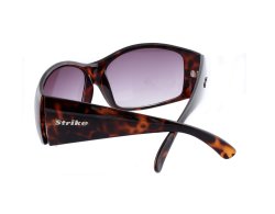 Damen Sonnenbrille mit breiten Bügeln havanna braun