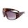 Damen Sonnenbrille mit breiten Bügeln havanna braun