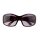 Damen Sonnenbrille mit breiten Bügeln havanna braun
