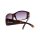 Damen Sonnenbrille mit breiten Bügeln havanna braun