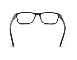 Sportliche Lesebrille mit Flexbügel schwarz