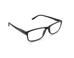 Sportliche Lesebrille mit Flexbügel schwarz