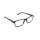 Sportliche Lesebrille mit Flexbügel schwarz