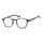 Lesebrille in flachem Etui matt schwarz
