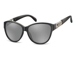 Damen Sonnenbrille silberfarben verspiegelt