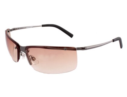 Sonnenbrille KOMFORT gun silberfarben braun