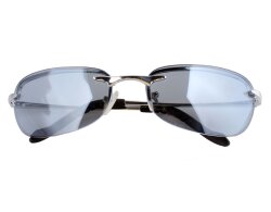Sonnenbrille NICE silberfarben blau
