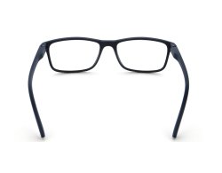 Sportliche Lesebrille mit Flexbügel blau