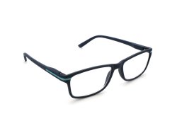 Sportliche Lesebrille mit Flexbügel blau