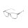 Lesebrille mit Flexbügel klar-grau
