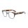 Lesebrille mit breitem Rahmen in Two-Tone-Optik