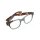 Lesebrille mit breitem Rahmen in Two-Tone-Optik