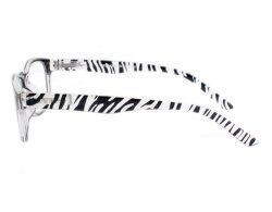 2er Pack Lesebrille mit Flexbügeln in Zebra Optik