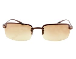Sonnenbrille mit Metallbügeln bronce