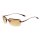Sonnenbrille mit Metallbügeln bronce