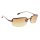 Sonnenbrille mit Metallbügeln bronce