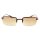 Sonnenbrille mit Metallbügeln bronce