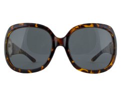 Oversize Sonnenbrille in Schildpatt-Optik