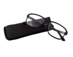 Lesebrille mit Flexbügel schwarz