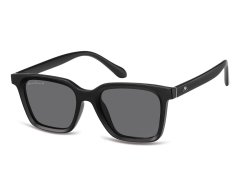 Polarisierende Sonnenbrille in moderner Form schwarz