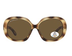 Polarisierende Damen-Sonnenbrille in Schildpatt Optik