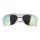 Sonnenbrille mit grün verspiegelten Gläsern