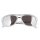 Sonnenbrille mit silberfarben verspiegelten Gläsern