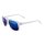 Sonnenbrille mit blau verspiegelten Gläsern