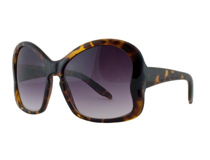 Damen Oversize-Sonnenbrille in Schmetterlingsform