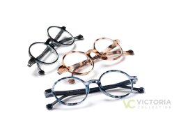 Lesebrille COMO havanna blau