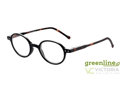 greenline Lesebrille PURE schwarz havanna