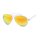 Sonnenbrille mit orange verspiegelten Gläsern