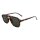 Moderne Sonnenbrille mit hohem Steg braune Schildpatt-Optik