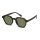 Polarisierende Sonnenbrille in geometrischer Form braune Schildpatt-Optik