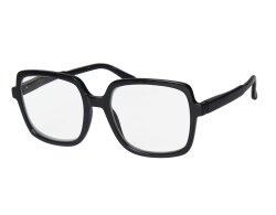 Lesebrille mit Federscharnieren schwarz