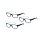 3er Pack Lesebrille KLASSIKO mit Flexbügeln schwarz - grau